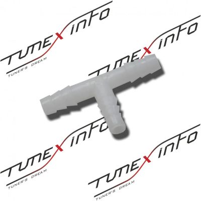 Лот: 20928969. Фото: 1. Тройник Т-образный 4мм пластиковый. Детали тюнинга