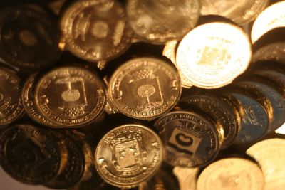 Лот: 6555940. Фото: 1. 10 рублей 2015 год. Ломоносов... Россия после 1991 года