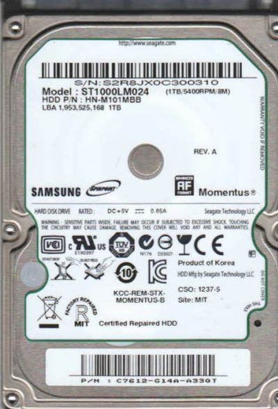 Лот: 4152726. Фото: 1. Новый Жесткий диск для ноутбука... Жёсткие диски (HDD)
