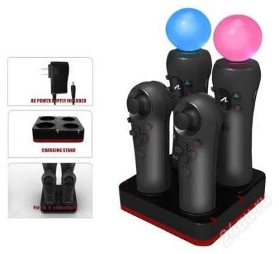 Лот: 969499. Фото: 1. Зарядная станция для PS3 MOVE... Аксессуары для игровых приставок, консолей, геймпады