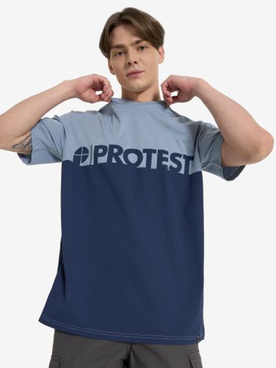 Лот: 25121584. Фото: 1. Футболка мужская Protest, Голубой. Другое (спортивная одежда)