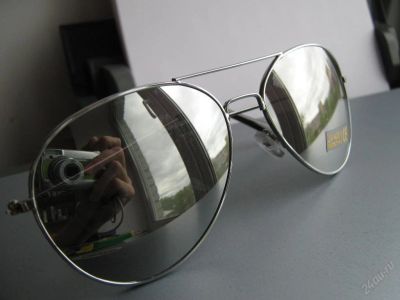 Лот: 88085. Фото: 1. Очки с зеркальными линзами ( авиаторы... Очки солнцезащитные