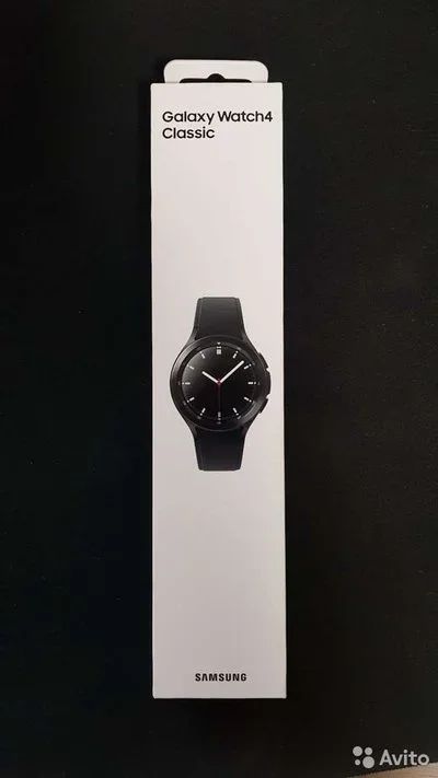 Лот: 18173309. Фото: 1. Galaxy watch 4 classic 46 мм black. Смарт-часы, фитнес-браслеты, аксессуары
