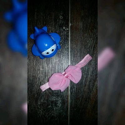 Лот: 9921175. Фото: 1. Повязка детская на голову с бантом... Аксессуары