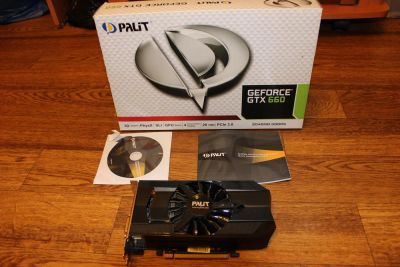 Лот: 10129952. Фото: 1. Видеокарта Palit GeForce GTX 660. Видеокарты