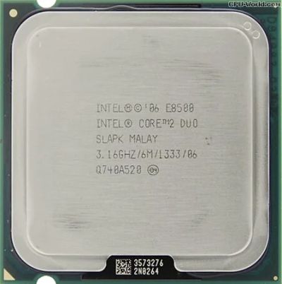 Лот: 7546063. Фото: 1. Процессор intel Core 2 Duo E8500... Процессоры