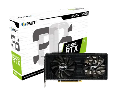 Лот: 19479695. Фото: 1. Видеокарта GeForce RTX 3060 (Palit... Видеокарты