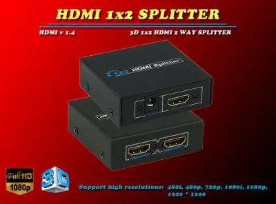 Лот: 6896800. Фото: 1. HDMI сплиттер/разветвитель 1x2... Другое (аксессуары)