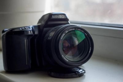 Лот: 11193141. Фото: 1. Minolta a3xi + Minolta AF 35-105mm... Плёночные зеркальные