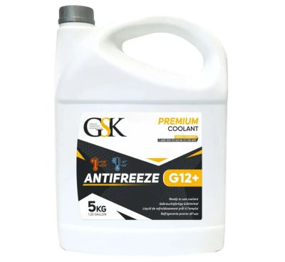 Лот: 21339818. Фото: 1. Антифриз GSK G12+ желтый 5кг. Масла, жидкости