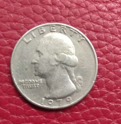 Лот: 24399731. Фото: 1. США 25 центов 1979. Америка