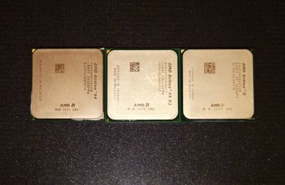 Лот: 10999078. Фото: 1. Процессоры AMD Athlon 3 штуки. Процессоры