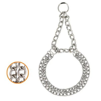 Лот: 16551693. Фото: 1. Ошейник-цепь 2 рядный 2,5*65см... Ошейники, одежда, конное снаряжение