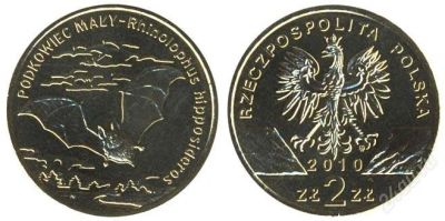 Лот: 938604. Фото: 1. Польша 2 злотых, 2010 год. Животный... Европа