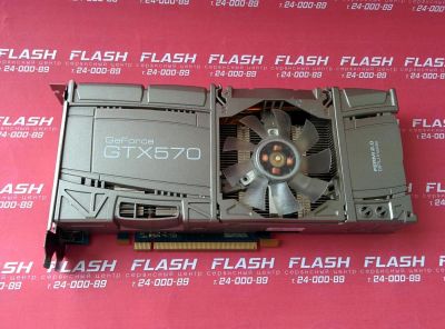 Лот: 9848469. Фото: 1. Мощная видеокарта KFA2 GTX 570... Видеокарты