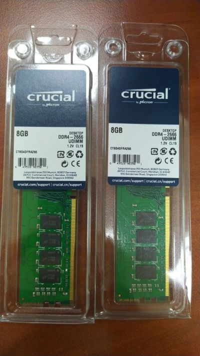 Лот: 17239224. Фото: 1. Память оперативная Crucial CT8G4DFRA266. Оперативная память
