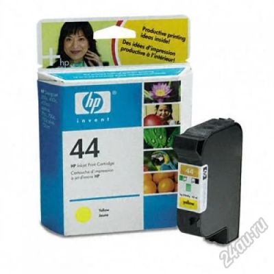 Лот: 5655233. Фото: 1. Картридж HP 51644YE (№44) для... Картриджи, расходные материалы