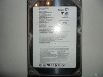 Лот: 9659537. Фото: 1. Неисправный винт IDE Seagate ST380011A... Жёсткие диски