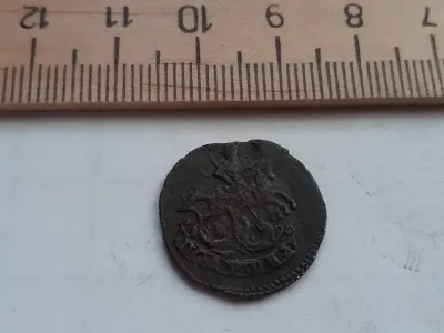 Лот: 25510043. Фото: 1. (№9826) Полушка 1796 год ,в сохране... Россия до 1917 года
