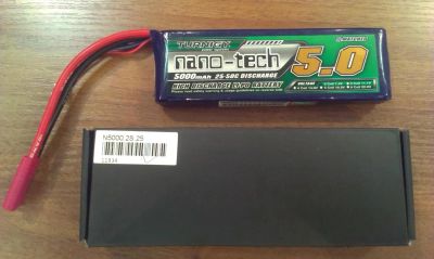 Лот: 4037113. Фото: 1. Turnigy nano-tech 5000mah 2S 25... Другое (моделизм)