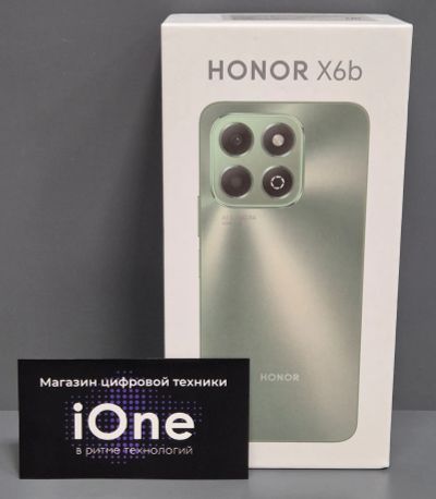 Лот: 24992614. Фото: 1. Honor X6b 6/256Gb Green (Новый... Смартфоны