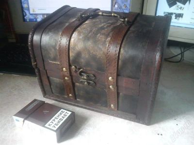 Лот: 1990001. Фото: 1. сундучок тигровый. большой. Другое (сувениры, подарки)