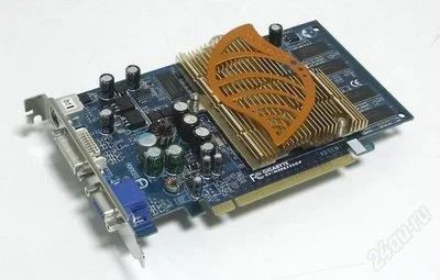 Лот: 1157383. Фото: 1. Видеокарта Gigabyte GV-NX66256DP... Видеокарты
