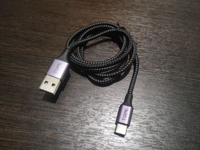Лот: 19902581. Фото: 1. Кабель TOPK usb type-c 1м. Дата-кабели, переходники