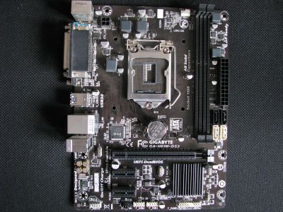 Лот: 17332702. Фото: 1. Материнская плата Gigabyte GA-H81M-DS2. Материнские платы