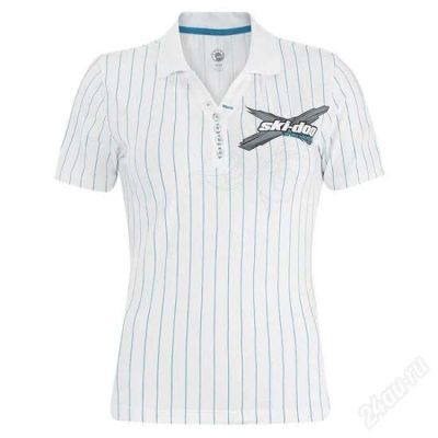 Лот: 2451442. Фото: 1. Ski-Doo Ladies Polo - White. Другое (спортивная одежда)