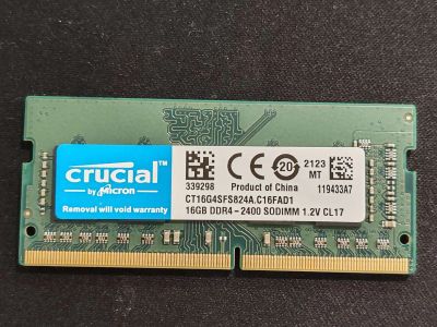 Лот: 22183704. Фото: 1. Оперативная память sodimm Crucial... Оперативная память