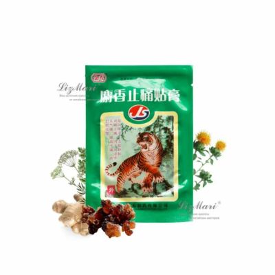 Лот: 7222769. Фото: 1. Пластырь ТМ JS тигровый с мускусом... Антисептики, защитные средства, медицинские маски