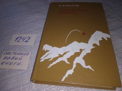 Лот: 19253516. Фото: 1. Игнатов, П. В предгорьях Кавказа... Мемуары, биографии