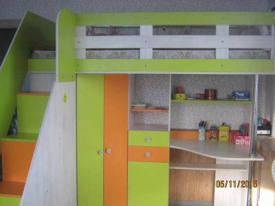 Лот: 6384605. Фото: 1. Продам детскую Стенку-кровать... Комплекты детской мебели