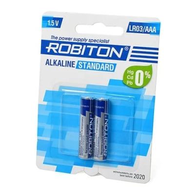 Лот: 21515157. Фото: 1. Батарейка AAA Robiton Standard... Батарейки, аккумуляторы, элементы питания