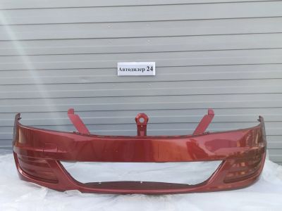 Лот: 13900955. Фото: 1. Бампер Renault Logan цвет красный... Кузов