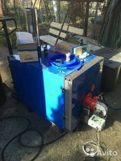 Лот: 10979018. Фото: 1. Котёл на отработке 30квт GSM модуль... Отопительные котлы, печи