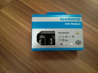 Лот: 7568349. Фото: 1. Педали контактные Shimano M520. Запчасти