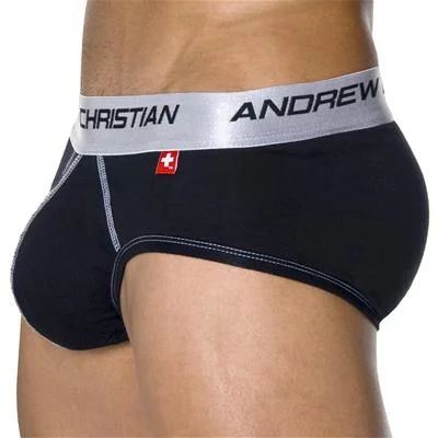 Лот: 1488574. Фото: 1. Трусы брифы Andrew Christian Black... Нижнее бельё, плавки, шорты для плавания