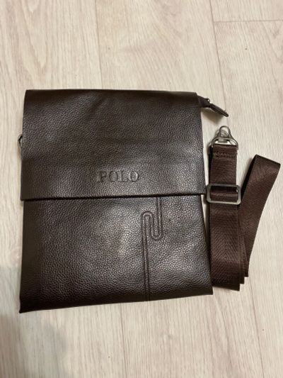 Лот: 24877026. Фото: 1. Сумка мужская кожаная “polo” новая. Другое (мужская одежда)