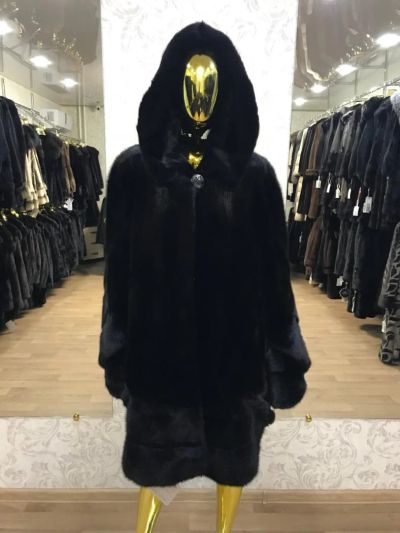 Лот: 10615783. Фото: 1. Шуба норковая бабочка сост. новое... Верхняя одежда