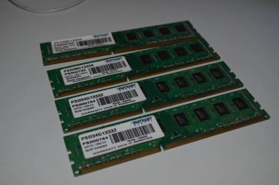 Лот: 10045407. Фото: 1. DDR3 Patriot 1333 mhz - 4 gb. Оперативная память