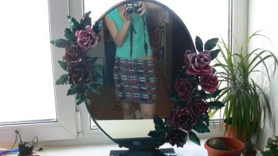 Лот: 5362003. Фото: 1. Зеркало " I love you...". Художественная ковка