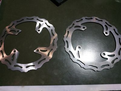 Лот: 16410132. Фото: 1. Диск тормозной Kawasaki KX250... Запчасти