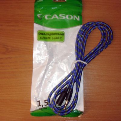 Лот: 10236478. Фото: 1. Кабель удлинительный Cason 3.5... Шлейфы, кабели, переходники