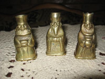 Лот: 6634004. Фото: 1. Подсвечники 3 короля со свечками... Подсвечники, канделябры