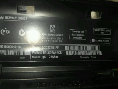 Лот: 10994669. Фото: 1. Hp б/у ноут. Читать описание. Ноутбуки