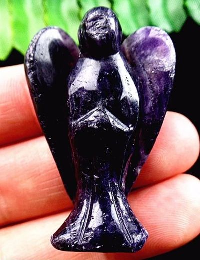 Лот: 9752845. Фото: 1. 40x27x13mm фиолетовый аметист... Драгоценные и поделочные камни