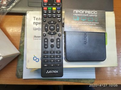 Лот: 15893491. Фото: 1. Смарт Iptv приставка Eltex NV-501... Цифровое, спутниковое ТВ