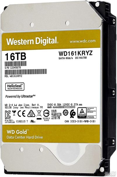 Лот: 17745046. Фото: 1. HDD 16 tb - wd161kryz. Жёсткие диски (HDD)